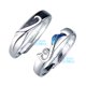 thumbnail image 2 of Anillo de un par de hombres y mujeres de plata de luz Senior Sense Design Ancient Couple Ring, 2 of 3