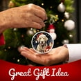 thumbnail image 3 of Golden Lab Dog Ornament - Pet Ornament for Christmas Tree - 3" Round Ceramic - Printed in USA - Puppy New Dog - Dog Mom - Dog Dad - Pet Owner - Xmas Decoration DOG0135, 3 of 5