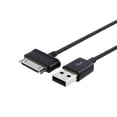 thumbnail image 2 of axGear Portable High Speed Long USB data cable for Samsung Galaxy Tab P1000 Black, 2 of 5
