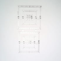 FRCOLOR Transparent Acrylic Quilting Ruler for Sewing with and Hollowout Structure 6x12 inches