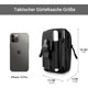 thumbnail image 5 of RV Black-Riñonera para Hombre Bolso Bandolera Multifuncional de Nailon Bolso para Dispositivos para teléfono, Camping, Senderismo, Ciclismo, Escalada y Viajes, 5 of 5