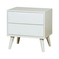 thumbnail image 3 of Furniture of America Filippa IV Mid-Century Modern White 4-Piece Bedroom Set, 3 of 5