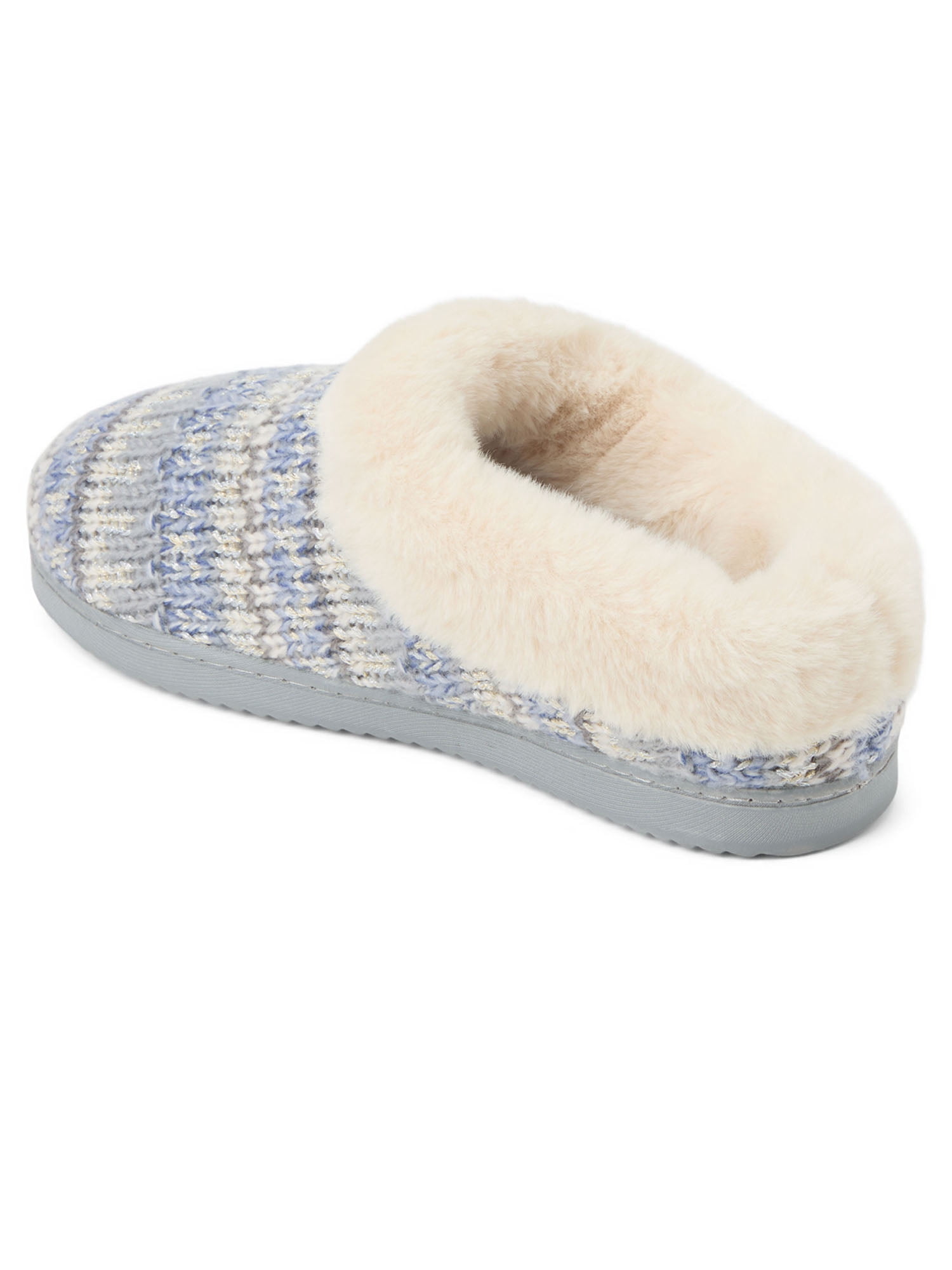 Dearfoams Women’s Cozy Comfort Knit Clog Slippers