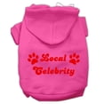 thumbnail image 1 of Local Celebrity Screen Print Pet Hoodies Bright Pink Size Med (12), 1 of 1