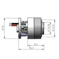 thumbnail image 5 of 45mm 80000 rpm BL4560 DC 120W Car Vacuum Cleaner Brushless Motor High Speed Cordless Vacuum Cleaner Micro Motor, 5 of 5