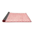 thumbnail image 2 of Ahgly Company Indoor Round Trellis Red Modern Area Rugs, 5' Round, 2 of 4