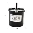 thumbnail image 7 of CHANCS 60KTYZ Permanent Magnet Synchronous Gear Motor 24V AC 14W 30RPM CW/CCW Mini Gearbox Electric Reduction Motor for Barbecue Equipment, 7 of 7