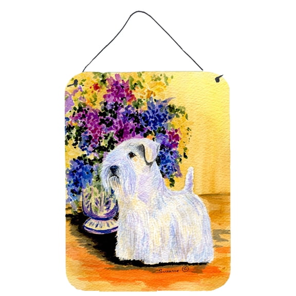 Carolines Treasures Sealyham Terrier Aluminium Metal Wall or Door Hanging Prints, 16" x 12", Multicolor