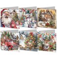 thumbnail image 1 of Tarjeta DIY 6 Uds. Navideño para Recuerdos Fiestas Navideñas, 1 of 9