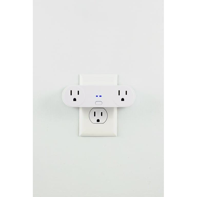Enbrighten Wi-Fi 125-Volt 2-Outlet Outdoor Smart Plug in the Smart Plugs  department at