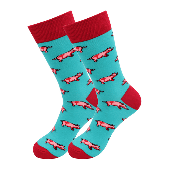 Sick Socks – Pigs – Down on the Farm Dress Casual Socks