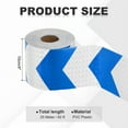 thumbnail image 2 of Uxcell Reflective Tape, Self-Adhesive Trailer Reflector Tape Waterproof Warning Sticker Blue-white 4 Inch x 82 Feet, 2 of 6