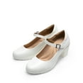 thumbnail image 2 of Dream Pairs Womens Low Block Heel Mary Janes Pump Shoes Arch Support Round Toe Slip On Dress Work Wedding Shoes, 2 of 8