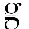 thumbnail image 2 of Charro, Mercedes Lopez 13x18 White Modern Wood Framed Museum Art Print Titled - G is for Good on White, 2 of 4