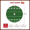 thumbnail image 2 of Xecao American Football Field1 Pattern Christmas Tree Skirt Round Xmas Tree Mat Base Cover for Holiday Home Decorations-48", 2 of 6