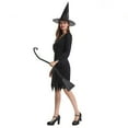 thumbnail image 5 of Youyipin Womens Dresses Colorful House Women Wicked Witch Costume, Purple Long Sorceress Classic Summer Dresses For Women, 5 of 5
