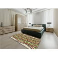 thumbnail image 5 of Ahgly Company Machine Washable Indoor Rectangle Transitional Sienna Brown Area Rugs, 7' x 9', 5 of 7