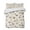 Grey Beige, variant on Quilts Twin Size, Blue Flowers Rustic Soft Comforter Bedding Set for Bed, Spring Vintage Botanical Floral Beige Lightweight Quilted Bedspread with Pillow Cover(2 Pieces) for All Season, 68x86 Inch