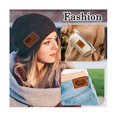 thumbnail image 5 of 50 Pcs Blank Faux Patches For Hats Leatherette Hat Patches With Adhesive Custom Patches For Custom, 5 of 5