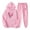 Pink, variant on Feancey Deal of The Day Today Sweatsuit for Women Casual Heart Print Pullover Hoodies and Jogger Pants Matching Set Valentines Day Cute Tracksuit 2 Piece Outfits Beige L