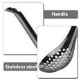 thumbnail image 3 of 2pcs Stainless Steel Small Slotted Serving Spoon Perforated Spoon Kitchen Utensil, 3 of 6