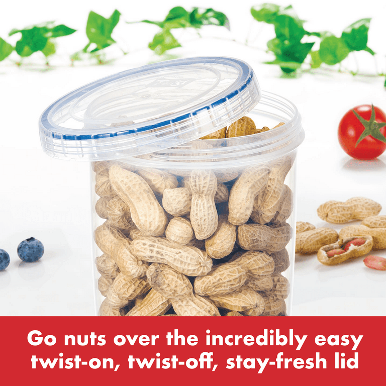 Twist And Store Round Food Storage Container - 6ct/4 Fl Oz - Up