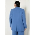 thumbnail image 2 of June & Vie Women's Plus Size Smooth Classic Blazer, 2 of 3