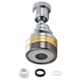 thumbnail image 1 of Brass Kitchen Tap Head Faucet Aerator Extender Anti-splash 3 Levels Adjustable 2.25 inches, 1 of 7