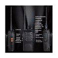 thumbnail image 3 of Radios Walkie Talkies Con Manos Libres 4 unidades Lab.G Negro, 3 of 5