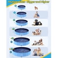 thumbnail image 4 of Piscina plegable para perros VISTOP 145 cm x 30 cm azul, 4 of 7