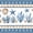 Blue 3, variant on jejeloiu Watercolor Fish Print Twin Sheets,Coastal Pattern Bedding For Boys,Blue White,3 Pieces,1 Fitted Sheet and 1 Pillowcase