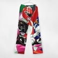 thumbnail image 6 of Power Rangers Pajamas Pants 3D Printing Wide Leg PJ Pant Loungewear Casual Comfy Sleepwear Lounge Pants for Men WomenL, 6 of 9
