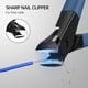 thumbnail image 5 of DUAIU Cortaúñas para Uñas Gruesas Cortaúñas Cortaúñas de Mandíbula Ancha Cortaúñas Resistente Cortaúñas Punta Curvada Afilada Cortaúñas para Hombres y Mujeres, Azul, 5 of 7