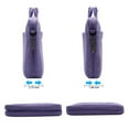 thumbnail image 2 of Mosiso 17-17.3 inch Laptop Shoulder Bag for MacBook/Dell/HP/Lenovo/Acer/Asus/Samsung/Sony, Polyester Notebook Messenger Handbag Briefcase Sleeve Case, Purple, 2 of 6