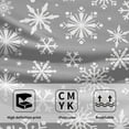 thumbnail image 3 of Grey Gray Winter Snowflake Hand Towels for Bathroom Set of 2 Christmas Print Holiday Xmas Themed Decorative Handtowels Soft Absorbent Bath Towel for Home Guest Room Hotel Gym Spa, 3 of 3