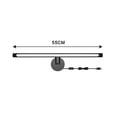 thumbnail image 2 of HIBIBUD LED Vanity Lighting Fixtures,Wall Mounted Plug in Light Fixtures,Bathroom Over Mirror Lamp Modern Home Bedside Wall Picture Lamps Sconces, 2 of 7