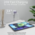 thumbnail image 2 of Cargador USB C de 20 W para iPhone con carga rápida PD 3.0 - KABCON, 2 of 6