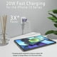 thumbnail image 2 of Cargador USB C de 20 W para iPhone con carga rápida PD 3.0 - KABCON, 2 of 6