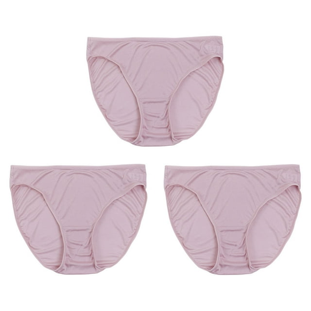 Minnieouse Bragas de seda de morera para mujer, 3 piezas, ropa interior de tiro medio, lencería, pantalones cortos cómodos para mujer, gris, Type1 NO1