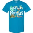 thumbnail image 3 of Inktastic Mother of Reptiles Cute Turtle, Lizards, Snake T-Shirt, 3 of 5