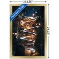 thumbnail image 3 of Cityscapes - Lombard Street Wall Poster, 14.725" x 22.375", Framed, 3 of 3