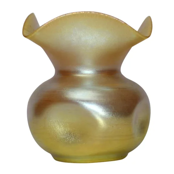 Pre-Owned Steuben Gold Aurene Glass Vase