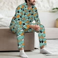 thumbnail image 7 of Sikiie Cute French Bulldog Mens Pajama Set, Soft Warm Long Sleeve Sleepwear, Cozy Button-Down Pjs for Men-Large, 7 of 7