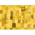 thumbnail image 1 of Ahgly Company Indoor Rectangle Abstract Yellow Modern Area Rugs, 6' x 9', 1 of 4