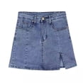 thumbnail image 6 of Women's High Waist Casual Mini Skirt with Pockets and Zipper for Summer, 6 of 7