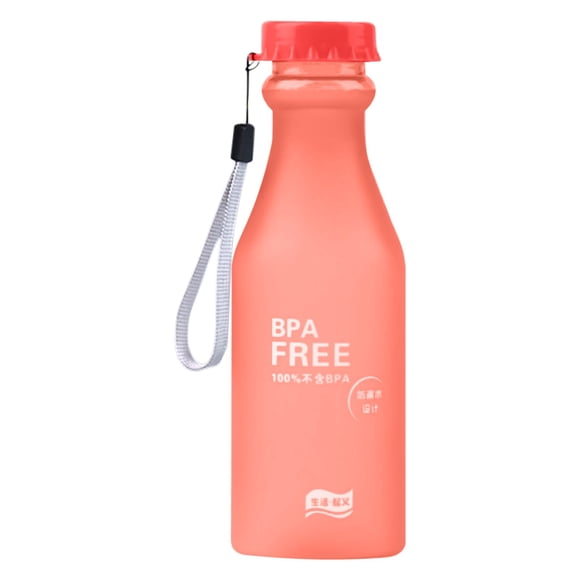 Bilqis Bouteilles d'Eau Transparentes Mates Bouteille d'Eau Légère Bouteille d'Eau Sans Bpa Bouteille d'Eau de Voyage pour Sports et Plein Air Bouteille d'Eau Réutilisable Bouteille d'Eau de Sport Étanche pour le Gym Articles Mignons