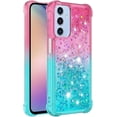 thumbnail image 3 of Case for Samsung Galaxy A15 5G Case Glitter Liquid Cute Clear Shockproof Back Cover,Soft TPU Phone Case for Samsung Galaxy A15 5G Gradient Turquoise, 3 of 15