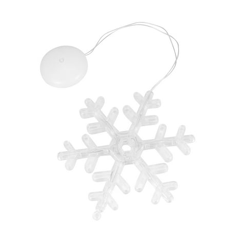 

Christmas Window Sucker Lamp Xmas Design Hanging Light (Snowflake)