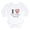 Cloud White, variant on CafePress - I Heart Dirt Track Racing Body Suit - Long Sleeve Cotton Baby Bodysuit