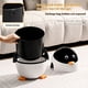 thumbnail image 3 of Cateissary Contenedor de basura de pingüinos Una adición divertida y funcional a la casa parece un pingüino abriendo la boca en la cocina Suministros de limpieza para el hogar blanco, 3 of 6